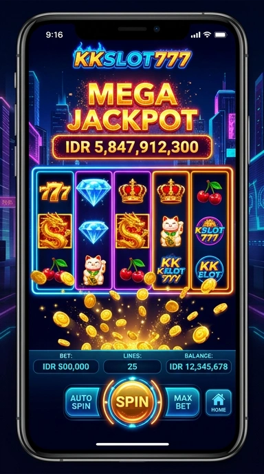 Screenshoot antarmuka pengguna yang intuitif dari kkslot777.